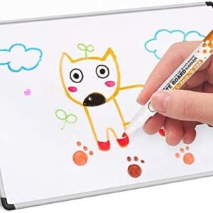 YES4QUALITY Magnetic Dry Erase Markers with Eraser Cap - 8 Pack, Fine Tip, Low Odor - White Board Markers Perfect for Dry Erase Whiteboards in the Office, Classroom or at Home