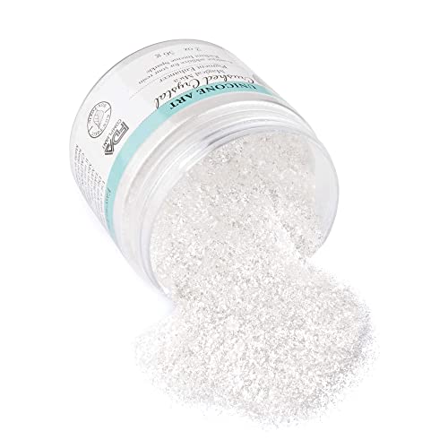 Crushed Crystal Mica Powder Pigment (56g) Multipurpose DIY Arts and Crafts, Cosmetic Grade, Soap,Resin Epoxy,Paint, Slime, Mold Making, Candle Making, Nail Art (Ultra Fine Glitter, 2oz) Powder Pigment