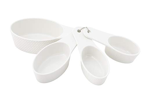 Tablecraft TableCraftCrofthouse Collection Measuring Cups, 1/4, 1/3, 1/2 & 1, Melamine