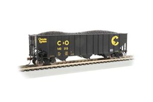 bethleham steel 100-ton three-bay hopper chessie system (c&o) #142315 - ho scale