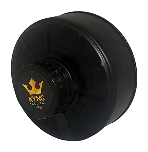 KYNG Israeli Rubber Respirator Style Mask Protection w/Premium Black KYNG 40mm Premium FILTER Canister For Industrial, Chemical Handling, Halloween, Painting, Welding, Prepping, Emergency Preparedness