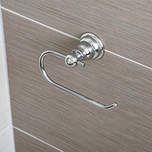 Amazon Basics AB-BR831-PC Classic Euro Toilet Paper Holder, Polished Chrome