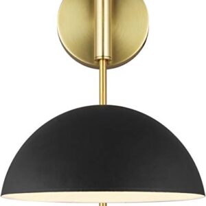 Feiss EW1071MWT Contemporary Modern One Light Wall Sconce from Jane Collection in Brass-Antique Finish