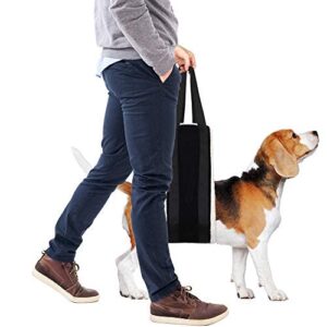 HNYG 30-120 lbs Large Dog Sling for Rear Legs Helps Elderly Dogs with Reduced Mobility, Dog Support K9 Dog Lift Harness, Dog Lifter for Arthritis ACL Rehabilitation Rehab, 7" x 51"