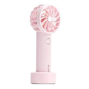 minihead fan pro (pink) - mini handheld fan, 24-hour battery, lightweight 0.22lbs(99g), pocket-sized, strong airflow, must-have item for summer, turbo mode + 3 wind settings