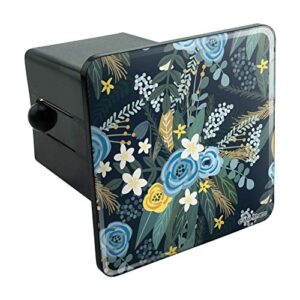 may floral pattern tow trailer hitch cover plug insert