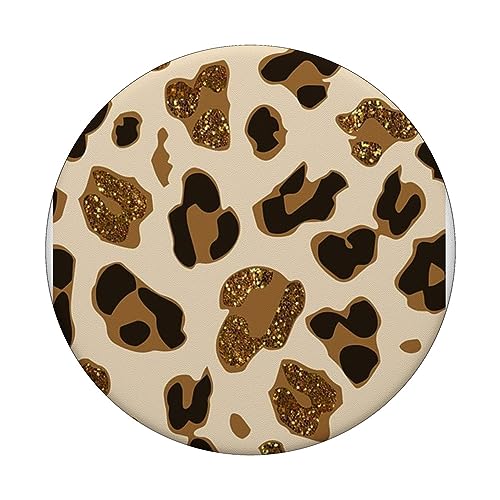 Gold, Brown, Leopard Print, Cheetah Print PopSockets PopGrip: Swappable Grip for Phones & Tablets PopSockets Standard PopGrip