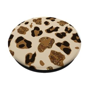 Gold, Brown, Leopard Print, Cheetah Print PopSockets PopGrip: Swappable Grip for Phones & Tablets PopSockets Standard PopGrip