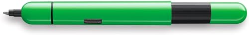 Lamy Pico Ballpoint Pen 288 – Innovative Metal Ballpoint Pen in Neon Green with Refined Push Mechanism – With Compact.