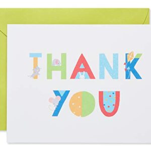 American Greetings Baby Shower Thank You Cards with Envelopes, Baby Icons (50-Count)