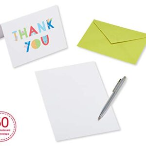 American Greetings Baby Shower Thank You Cards with Envelopes, Baby Icons (50-Count)