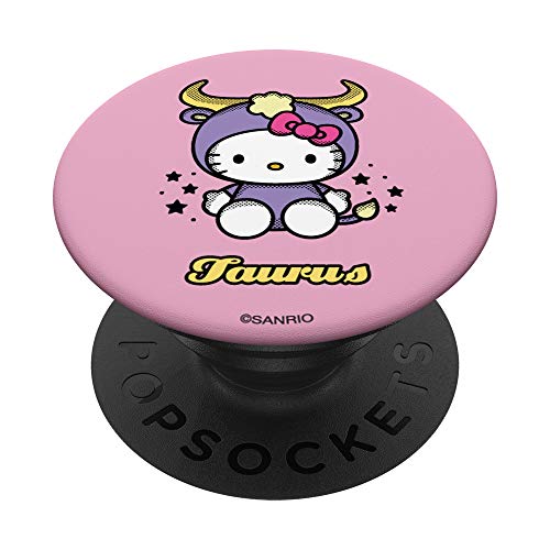 Hello Kitty Zodiac Taurus PopSockets PopGrip: Swappable Grip for Phones & Tablets