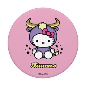 Hello Kitty Zodiac Taurus PopSockets PopGrip: Swappable Grip for Phones & Tablets