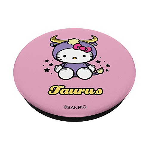 Hello Kitty Zodiac Taurus PopSockets PopGrip: Swappable Grip for Phones & Tablets