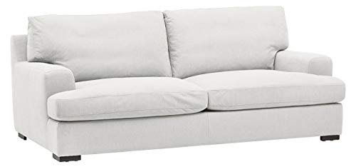 Amazon Brand – Stone & Beam Lauren Down-Filled Oversized Sofa Couch, 89"W, Pearl