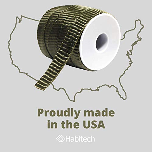 Habitech 45' Tree Tie Strap Staking and Guying Material - Made in USA - 1,800 Lbs Strength