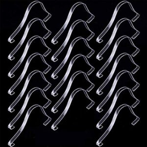 sccsport 20pcs Acrylic Clear Sandal Shoe Store Display Stand Shoe Supports Shaper Forms