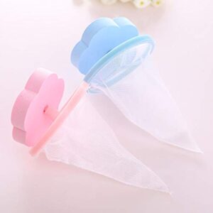 Gilroy Washing Machine Floating Lint Mesh Bag Hair Filter Net Pouch, Floating Washing Machine Filter Washer Lint Trap Pink