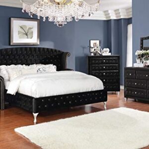 Coaster Furniture Deanna 7-Drawer Rectangular Black Dresser 20" D x 37.75" H 206103