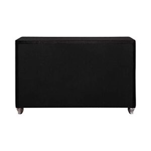 Coaster Furniture Deanna 7-Drawer Rectangular Black Dresser 20" D x 37.75" H 206103