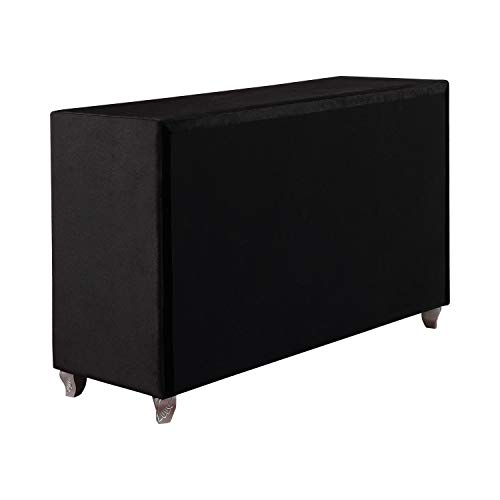 Coaster Furniture Deanna 7-Drawer Rectangular Black Dresser 20" D x 37.75" H 206103