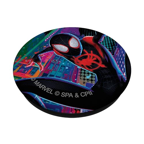 Marvel Spider-Man Into the Spider-Verse Miles Graffiti City PopSockets Standard PopGrip