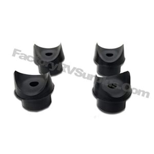 toughgrade 4 pk plastic radius tube connectors