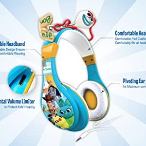 Kids Headphones for Kids Toy Story 4 Forky Adjustable Stereo Tangle-Free 3.5Mm Jack Wired Cord Over Ear Headset for Children Parental Volume Control Kid Friendly Safe Perfect for School Home Travel