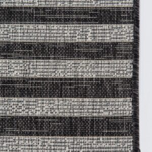 Novogratz by Momeni Villa Cavallo Indoor Outdoor Rug, 2' X 3', Charcoal