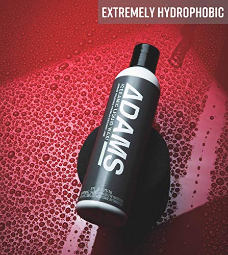 Adam’s Ceramic Liquid Wax Combo - Boost The Ceramic Nano Paint Protection of Boat, RV, Truck & Motorcycle - Hydrophobic Top Coat SIO2 Infused Wax Sealant to Extend The Life of Ceramic Coatings