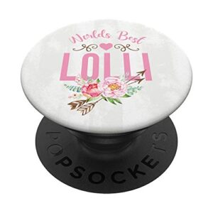 worlds best lolli gifts for her for women and grandma popsockets popgrip: swappable grip for phones & tablets