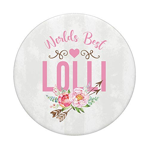 Worlds Best Lolli Gifts For Her For Women and Grandma PopSockets PopGrip: Swappable Grip for Phones & Tablets