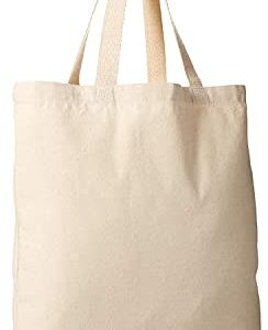 Cotton Canvas Tote Bags Reusable Totes for Shopping, Groceries, Arts & Crafts, DIY, Vinyl, Decorate, Teacher, Books, Gifts (Natural, 3)