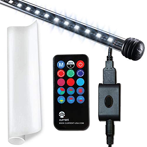 CURRENT USA Serene Aquarium Visual and Audio Aquatic Experience Kit | LED Background Light (48")