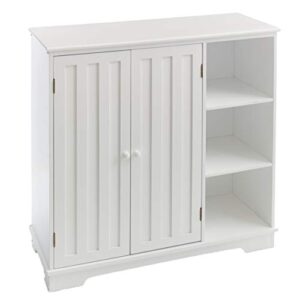 beadboard buffet cabinet - sideboard with storage - white