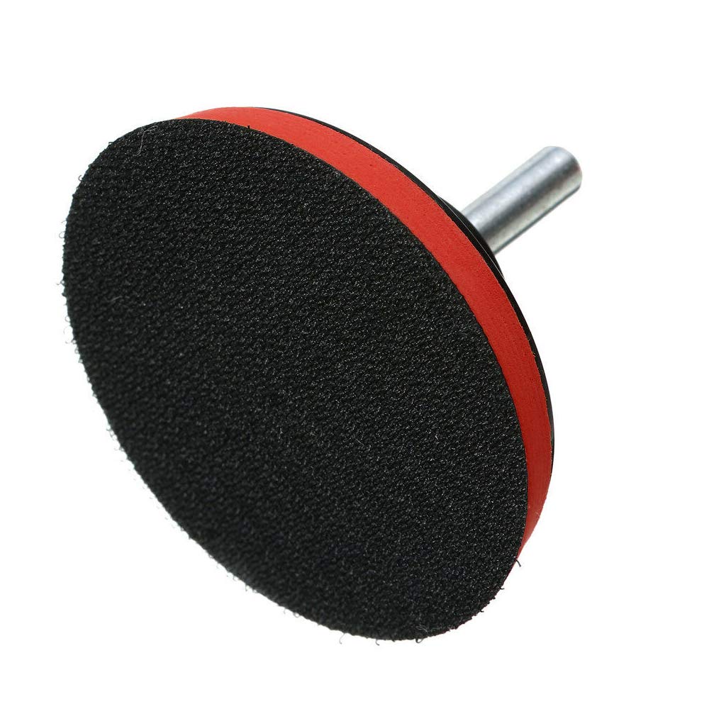 8PCS Windscreen Polishing Kit 3" Felt Polishing Pad Wheel Car Glass Scratch Repair Drill Adapter Random Color Red or Yellow