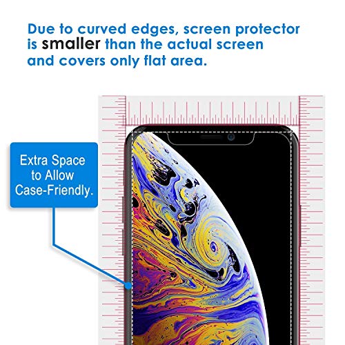 IFLASH iPhone XR, iPhone 11 Glass Screen Protector, Crystal Clear Tempered Glass Screen Protector for Apple iPhone 11 / XR 6.1 2018 2019 - Case Friendly/Bubble Free / 3D Touch/Scratch Proof/HD