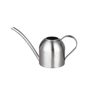 imeea small watering can for indoor plants stainless steel bonsai watering can mini metal (15oz/450ml)