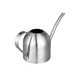 IMEEA Small Watering Can for Indoor Plants Stainless Steel Bonsai Watering can Mini Metal (15oz/450ml)