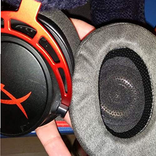 YunYiYi Thick Ear Pads Pillow Earpads Cushion Earmuff Foam Cover Compatible with HyperX Cloud Alpha Headphones Headset