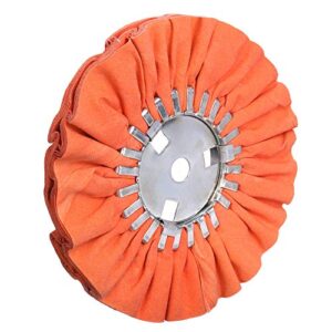 8" orange airway buffing wheel,5/8'' arbor hole,16 plys/medium polishing for angle grinder,1pc