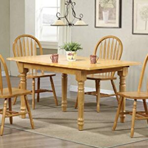 Sunset Trading Oak Selections Dining Chair, Light Finish