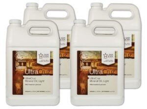 ultracruz - sc-395544 mineral oil light supplement for horses, livestock and dogs, 4 x 1 gallon