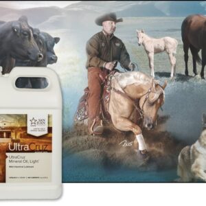 UltraCruz - sc-395544 Mineral Oil Light Supplement for Horses, Livestock and Dogs, 4 x 1 Gallon