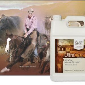 UltraCruz - sc-395544 Mineral Oil Light Supplement for Horses, Livestock and Dogs, 4 x 1 Gallon