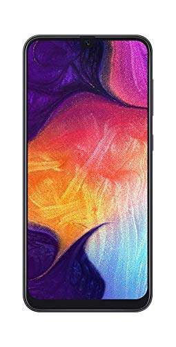 SAMSUNG Galaxy A50 SM-A505G 128GB, Dual Sim, 6.4" Infinity-U Display, Triple Camera, 4GB RAM, GSM Unlocked International Model, No Warranty (Blue)