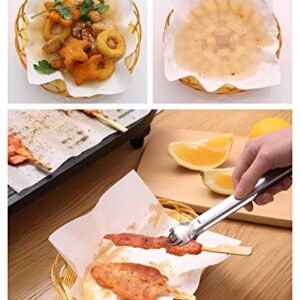 Oil-Absorbing Paper For Fried Food and Tempura,Extra Thick,50 Sheet Pack,19.7cm x 21.8cm