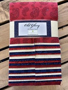 wilmington prints old glory-40 karat gems, white