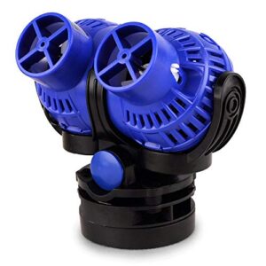 freesea aquarium circulation pump wave maker power head with magnetic mount suction (1600 gph, blue)