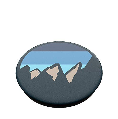 PopSockets: PopGrip Expanding Stand and Grip with a Swappable Top for Phones & Tablets - Peaks Blue